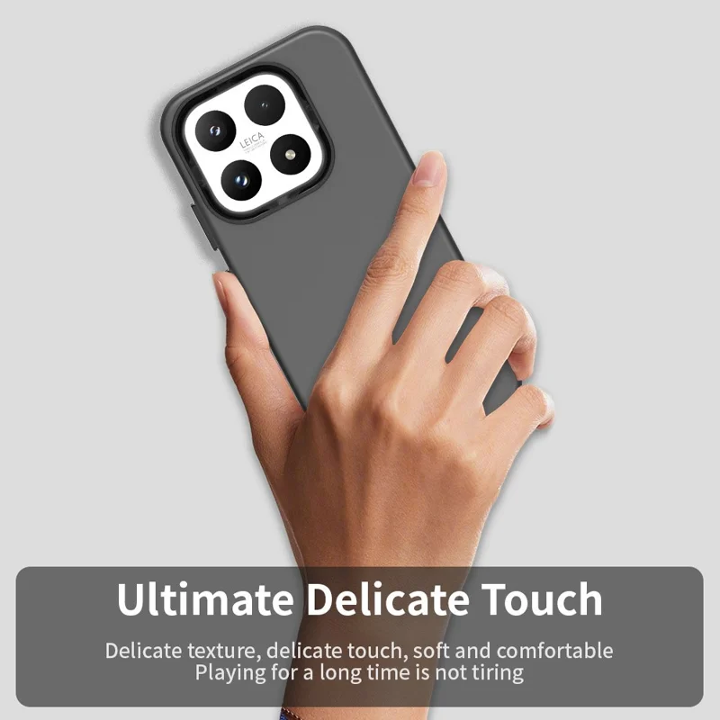 غطاء لهاتف شاومي 17 من مادة البولي كربونات + TPU + PET مات مقاوم للسقوط - أسود