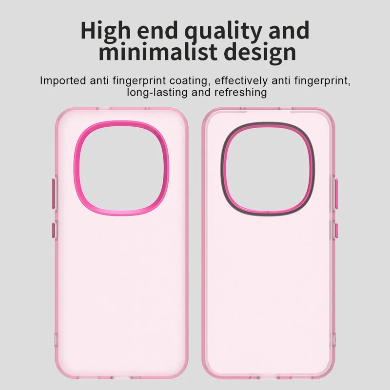 Xiaomi Redmi Note 15 Pro 5G-hoesje PC + TPU + PET mat anti-val achterklep - Rood