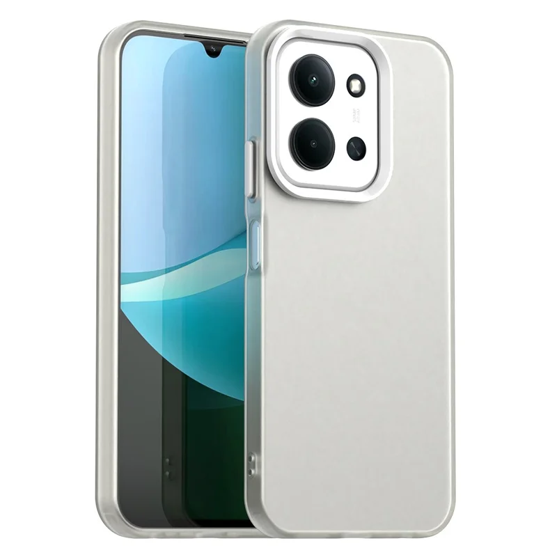 Obudowa na telefon do Xiaomi Redmi 15C 5G (UE) (173 mm) / 15C 4G (UE) (173 mm) PC + TPU + PET matowa ochrona przed upadkiem - Biały