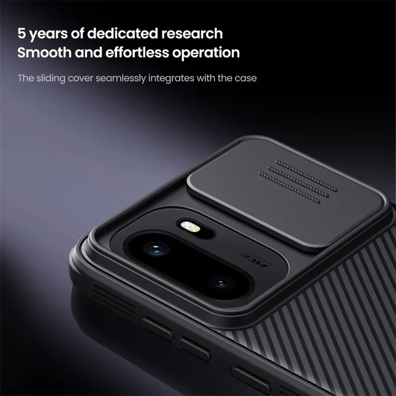 NILLKIN Camshield Pro Series for OnePlus 15R 5G / Ace 6 5G Case PC + TPU Slide Camera Lid Phone Cover