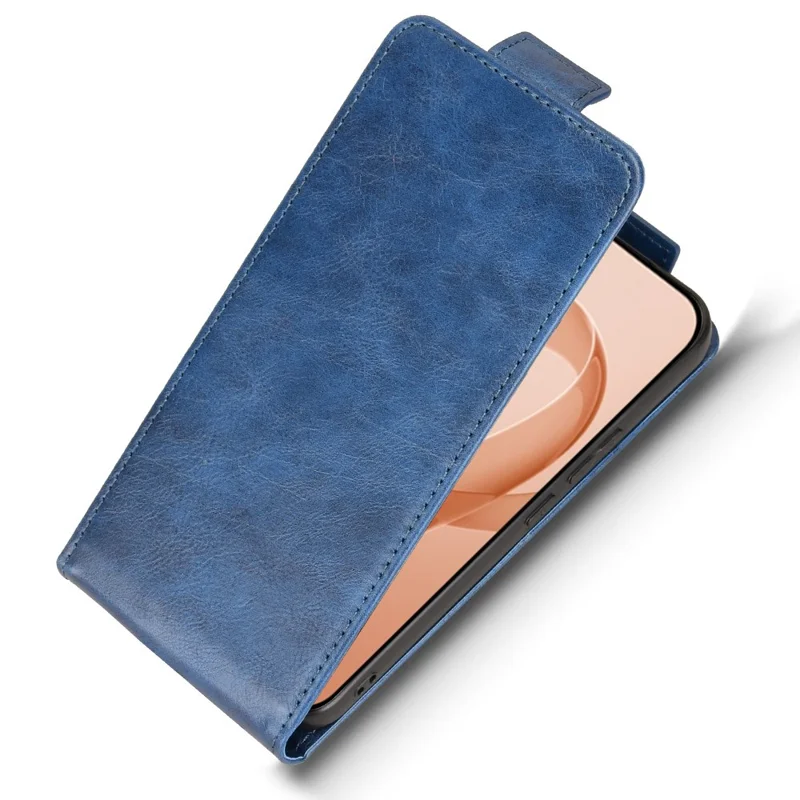 For Xiaomi Redmi K90 Pro Max 5G Stand Case Magnetic Clasp Vertical Flip Leather Phone Cover with Card Holder - Dark Blue