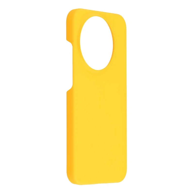 For Realme GT 8 Pro 5G Case Hard PC Drop Proof Frosted Minimalist Phone Cover - Yellow