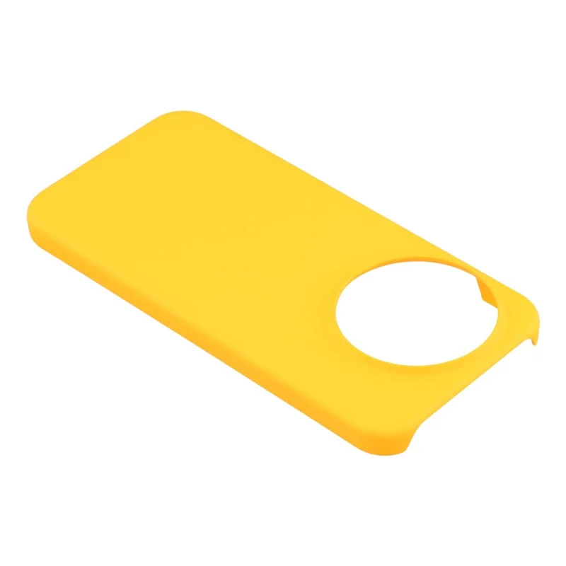 For Realme GT 8 Pro 5G Case Hard PC Drop Proof Frosted Minimalist Phone Cover - Yellow