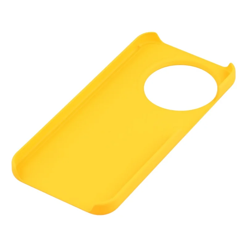 For Realme GT 8 Pro 5G Case Hard PC Drop Proof Frosted Minimalist Phone Cover - Yellow