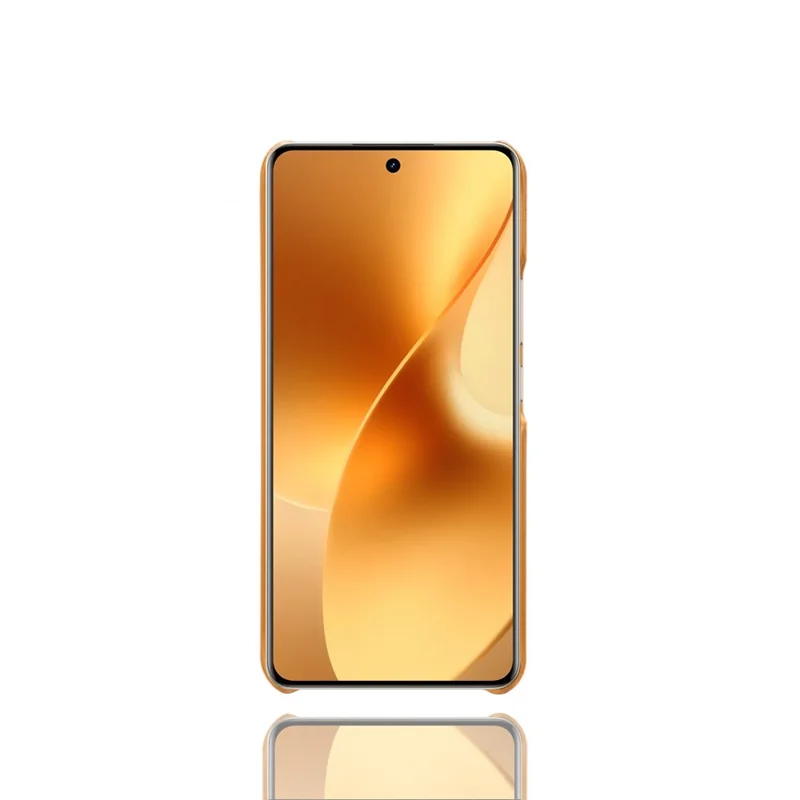 For Realme 15 Pro 5G Case Dual Card Slots PU Leather + Hard PC Phone Cover - Orange