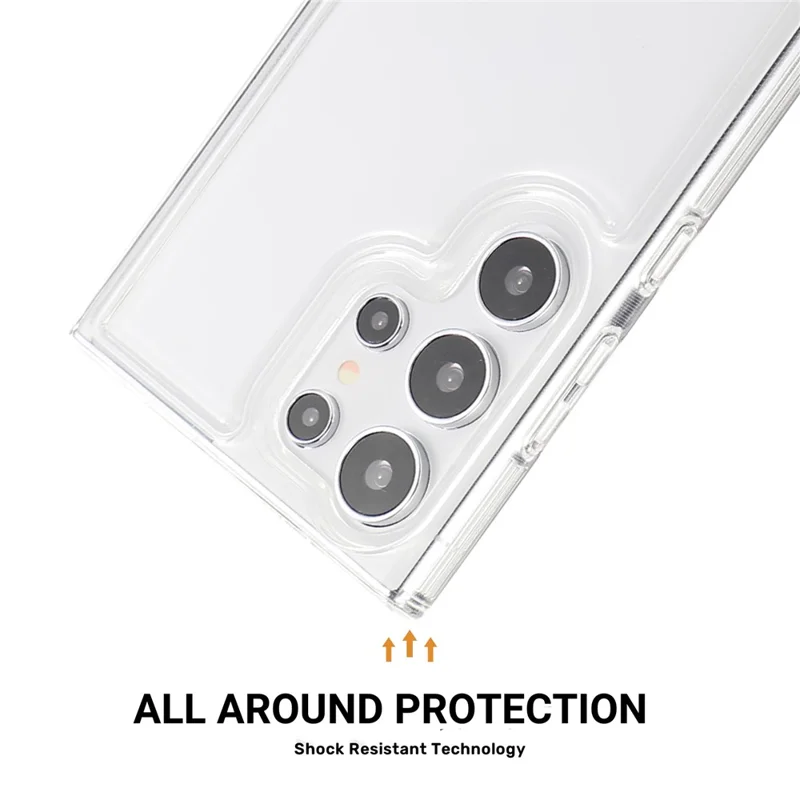 For Samsung Galaxy S26 Ultra Case HD Clear Soft TPU Phone Back Cover Airbag Protection