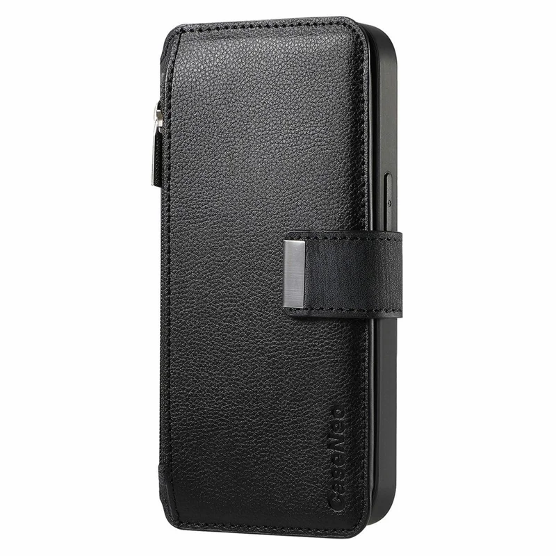 CASENEO MW-02 For Oppo Find X9 5G Case Detachable Magnetic Leather Flip Cover - Black