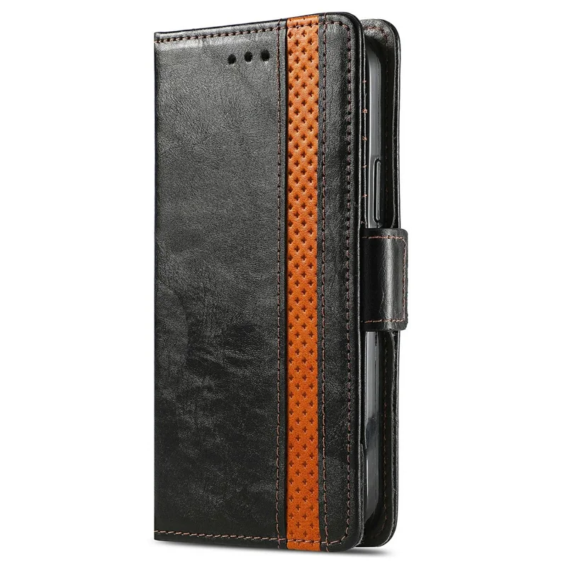 CASENEO Custodie per Honor Magic8 5G Cover in Pelle PU con Supporto e Portafoglio con Blocco RFID - Nero