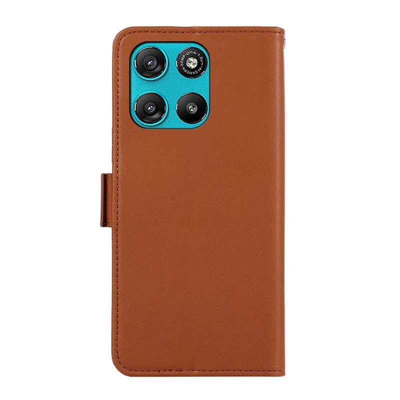 ABEEL til Motorola Moto G67 Power 5G / G57 Power 5G Taske i Læder med RFID-blokerende Wallet - Brun