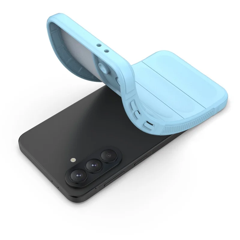 Cover per Samsung Galaxy A37 Anti-caduta in TPU Morbido Resistente - Blu Baby