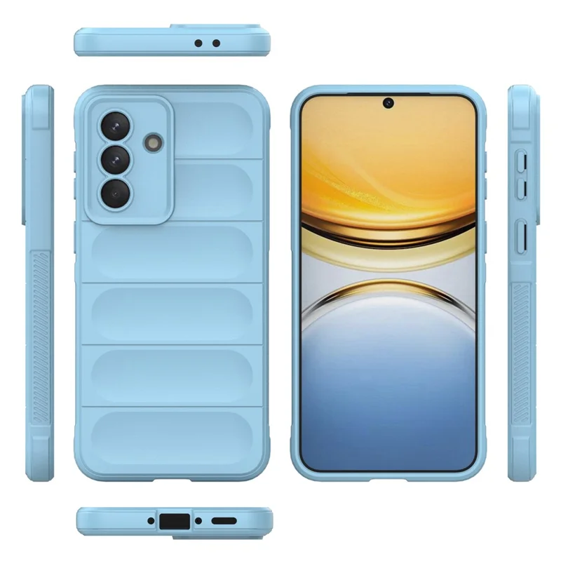 Cover per Samsung Galaxy A37 Anti-caduta in TPU Morbido Resistente - Blu Baby