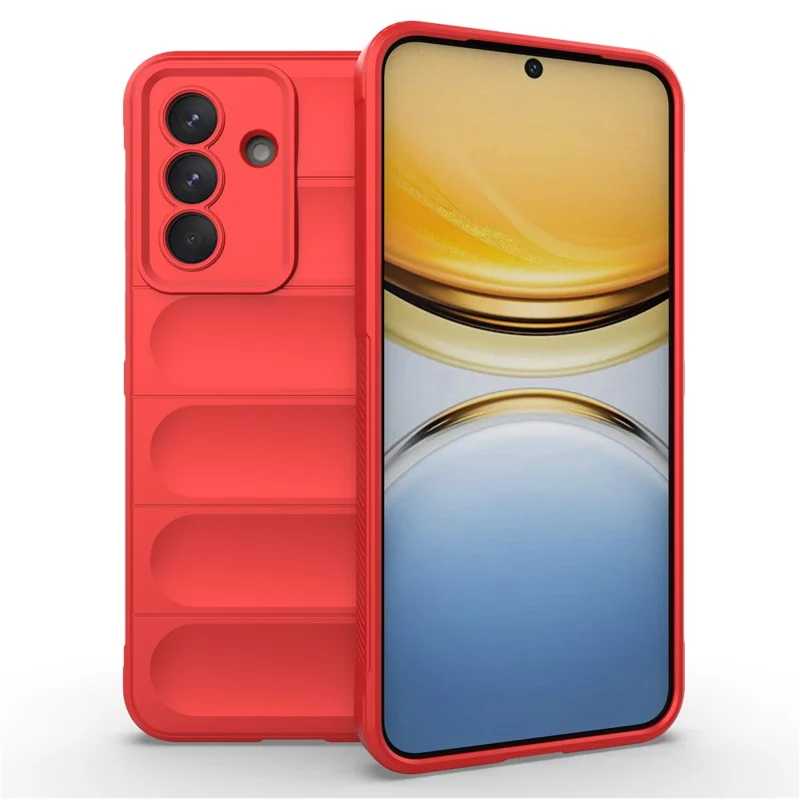 For Samsung Galaxy A37 5G Case Anti-Drop Soft TPU Rugged Phone Back Cover - Red