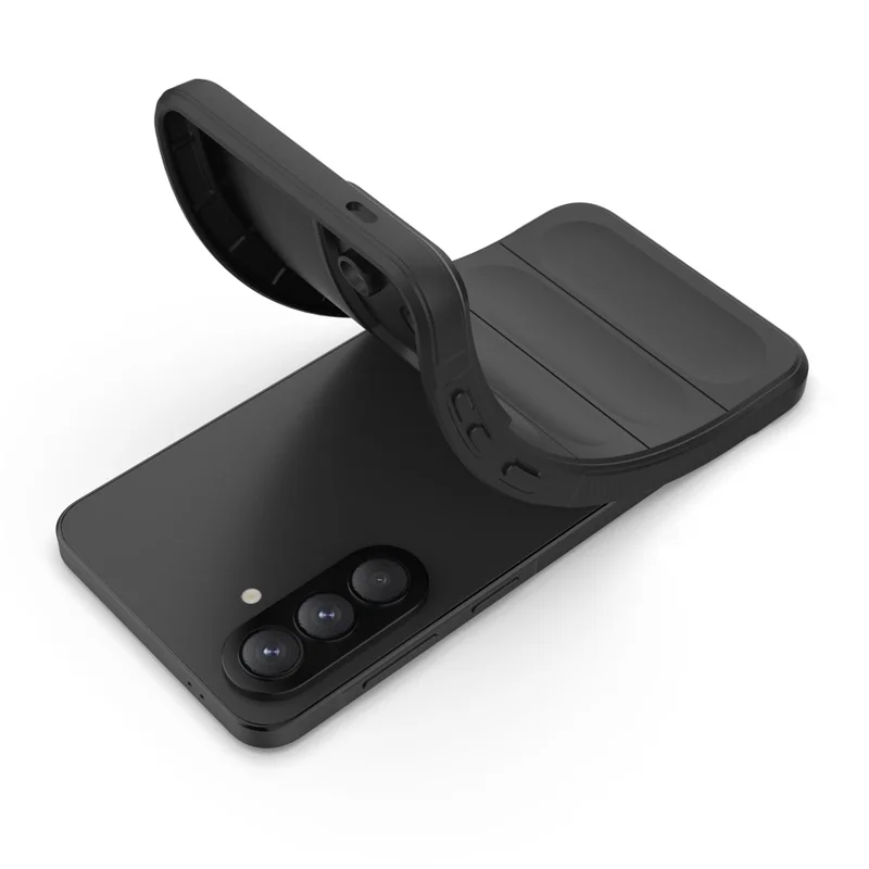 Coque pour Samsung Galaxy A57, antichute, en TPU souple, housse arrière robuste pour téléphone - Noir