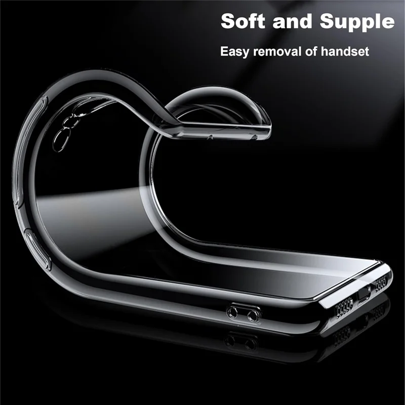 Przezroczysta obudowa z TPU na Motorola Edge 70 5G antyrysik + folia ekranowa z 2,5D łukowym brzegiem