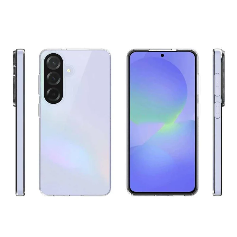 For Samsung	Galaxy S26+ Clear TPU Anti-Scratch Phone Case + 2.5D Arc Edge Screen Protector