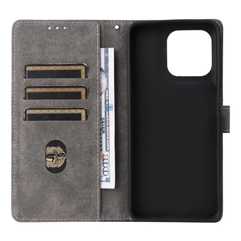 Leather Case for Motorola Moto G67 Power 5G / G57 Power 5G / G57 5G Wallet RFID Blocking Phone Cover Stand with Strap - Black