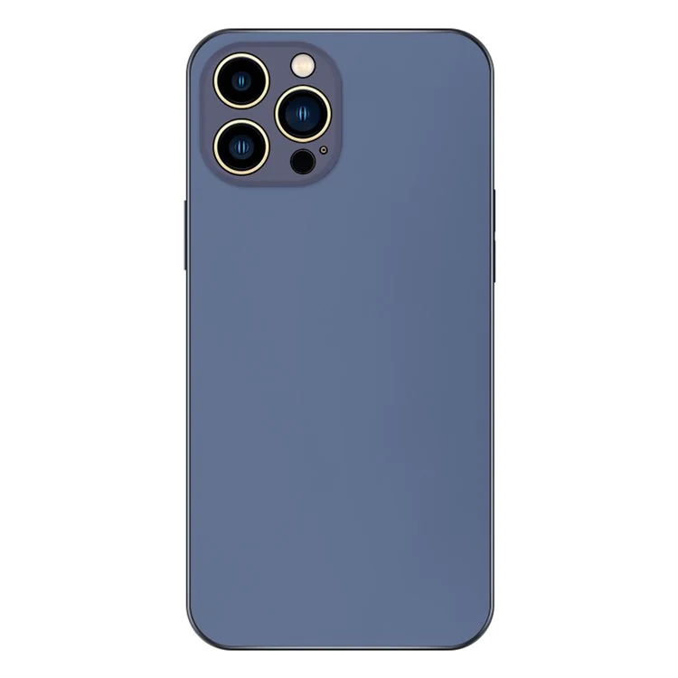 Couverture pc + Tpu Pour Iphone 14 Pro Max, AG Matte Electroplated Protective Shell Phone Protector Case - Violet Foncé