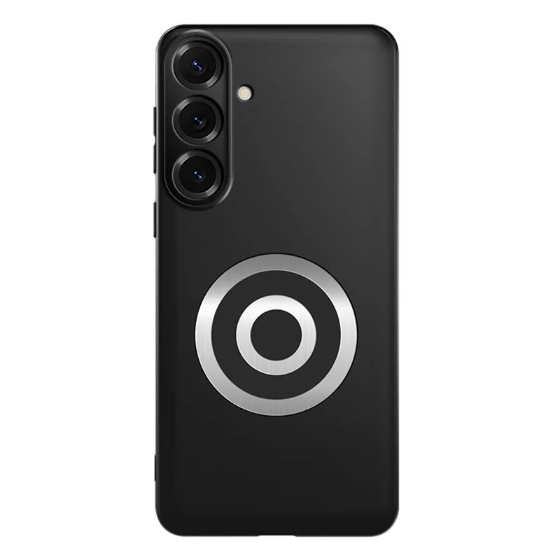 For Samsung Galaxy S25 Case Graphene + Brass Heat Dissipation Silicone PC Phone Cover Support Magnetic Car Mount