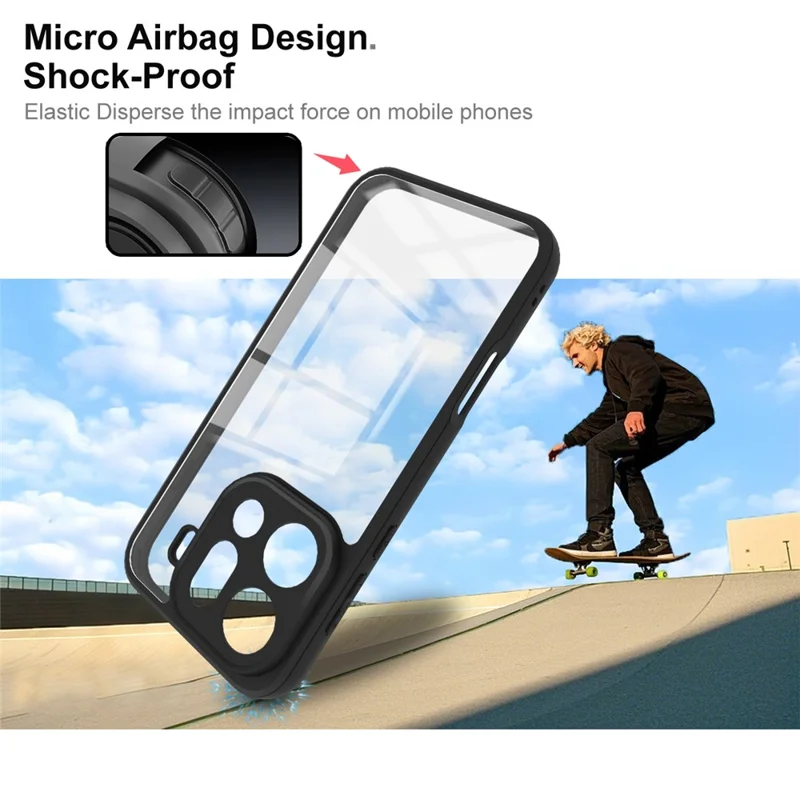 IMAK UX-9A Series For Oppo Find X9 Pro 5G Case Clear TPU PC Phone Cover Reinforced Corners