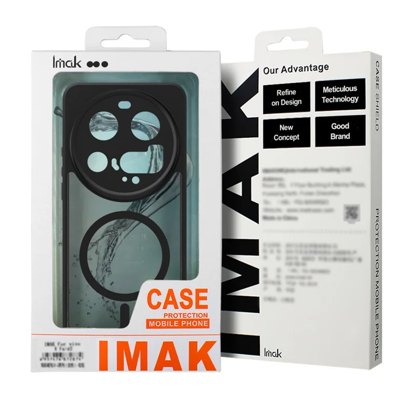 IMAK UX-9B Funda para Oppo Find X9 Pro 5G Compatible con MagSafe Funda Mate de PC y TPU para Móvil