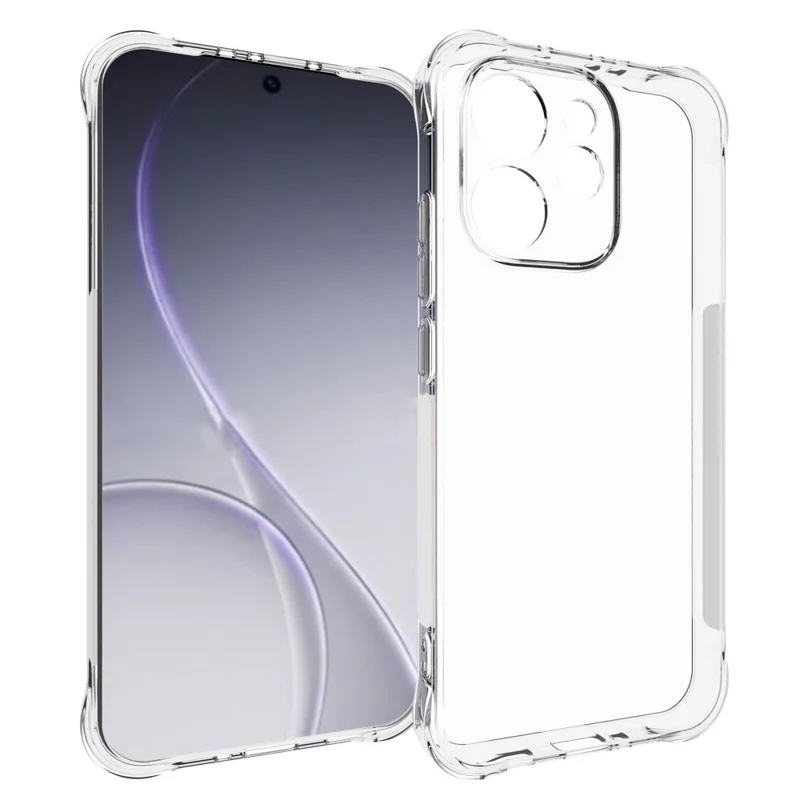 Bulk Purchasing For Oppo Reno15 Pro 5G (Global) / Reno15 5G (China) TPU Phone Case Non-Slip Transparent Mobile Phone Cover