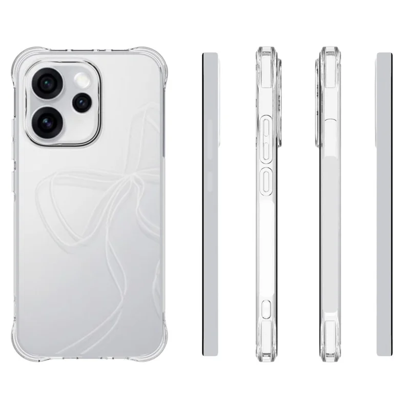 Bulk Purchasing For Oppo Reno15 Pro 5G (Global) / Reno15 5G (China) TPU Phone Case Non-Slip Transparent Mobile Phone Cover