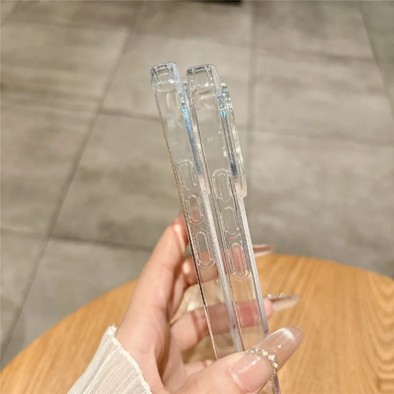 Para Xiaomi 15T Pro Compatível com MagSafe Capa Transparente PC + TPU com Película de Vidro Temperado