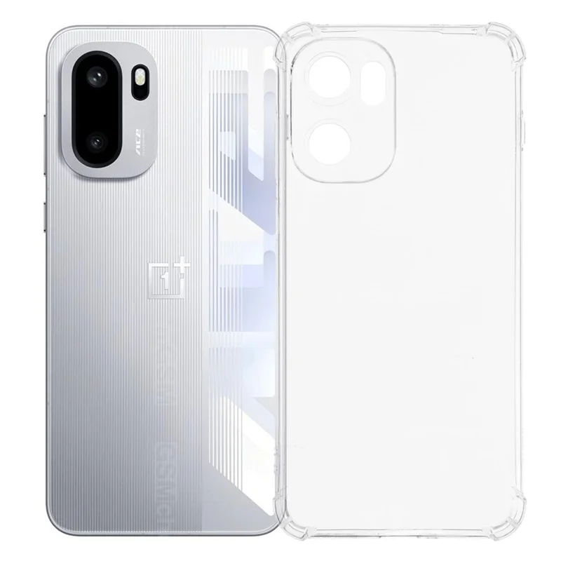 For OnePlus Ace 6 5G Transparent TPU Case Reinforced Corners Drop-proof Phone Cover