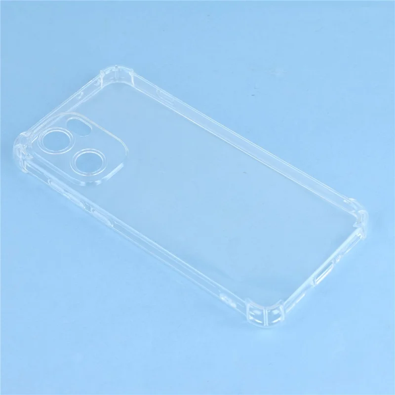 For OnePlus Ace 6 5G Transparent TPU Case Reinforced Corners Drop-proof Phone Cover