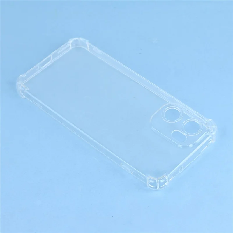 For OnePlus Ace 6 5G Transparent TPU Case Reinforced Corners Drop-proof Phone Cover