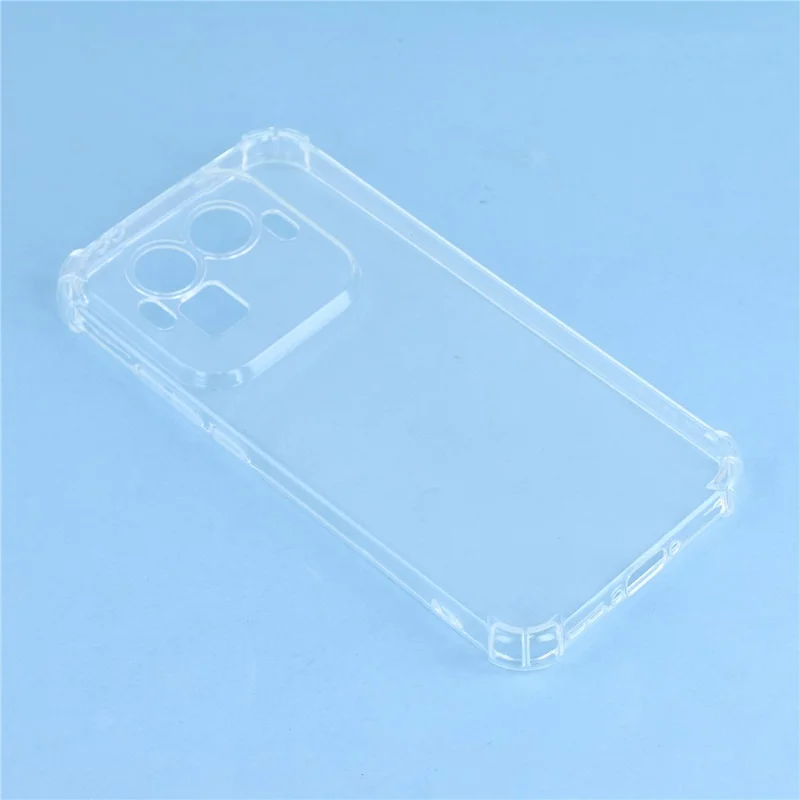 Für Realme GT 8 Pro 5G Transparente TPU-Hülle Verstärkte Ecken Stoßfeste Handyhülle