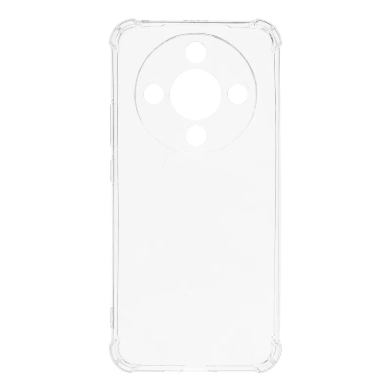 For Honor X9d 5G Transparent TPU Case Reinforced Corners Drop-proof Phone Cover