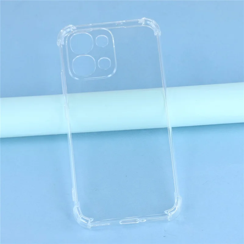 Capa para Telemóvel Oppo F31 5G / A6 Pro 5G / A6 Pro 4G Transparente Capa TPU Cantos Reforçados Capa à Prova de Quedas