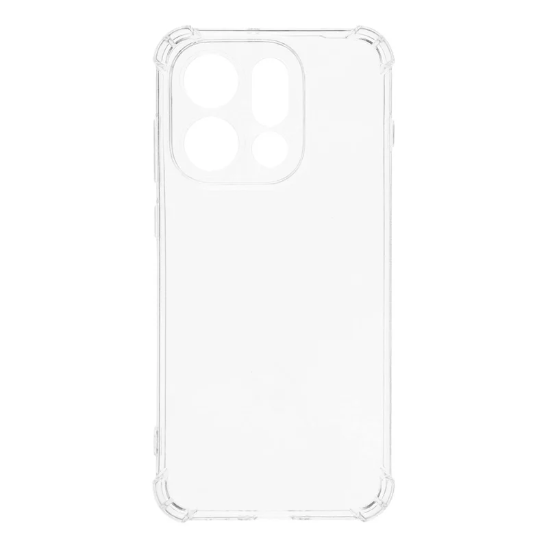 غطاء شفاف من مادة TPU لهاتف Oppo Find X9 5G مع زوايا معززة ومقاوم للسقوط