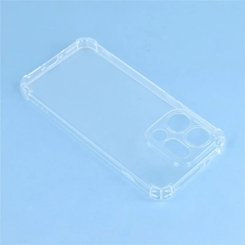غطاء شفاف من مادة TPU لهاتف Oppo Find X9 5G مع زوايا معززة ومقاوم للسقوط