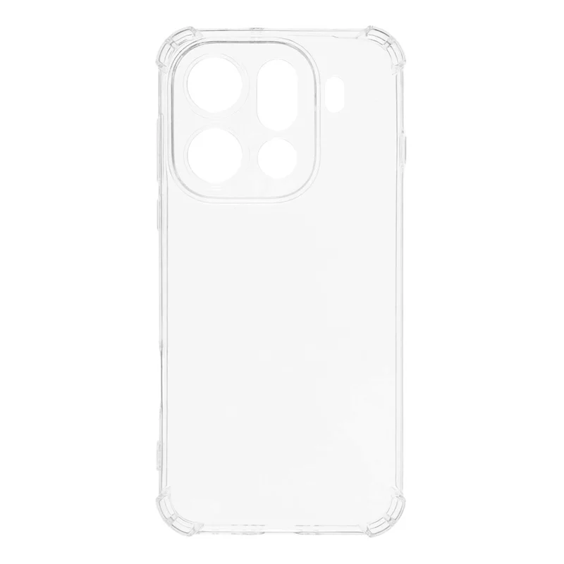 Przezroczysta obudowa TPU na Oppo Find X9 Pro 5G z wzmocnionymi narożnikami, odporna na upadki