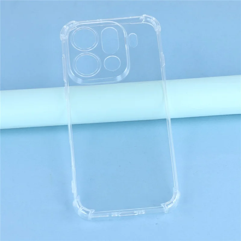 Przezroczysta obudowa TPU na Oppo Find X9 Pro 5G z wzmocnionymi narożnikami, odporna na upadki