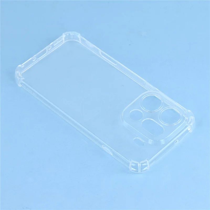 Przezroczysta obudowa TPU na Oppo Find X9 Pro 5G z wzmocnionymi narożnikami, odporna na upadki