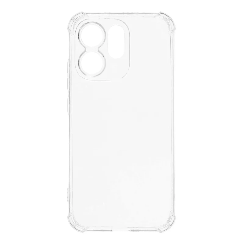 For Oppo Reno15 Pro 5G (Global) / Reno15 5G (China) Transparent TPU Case Reinforced Corners Drop-proof Phone Cover