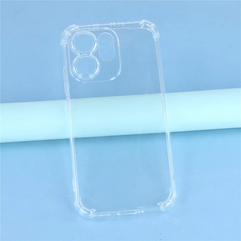 For Oppo Reno15 Pro 5G (Global) / Reno15 5G (China) Transparent TPU Case Reinforced Corners Drop-proof Phone Cover
