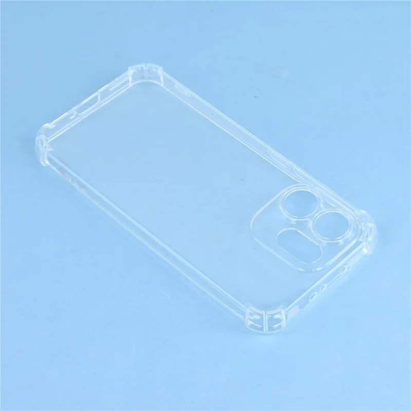For Oppo Reno15 Pro 5G (Global) / Reno15 5G (China) Transparent TPU Case Reinforced Corners Drop-proof Phone Cover