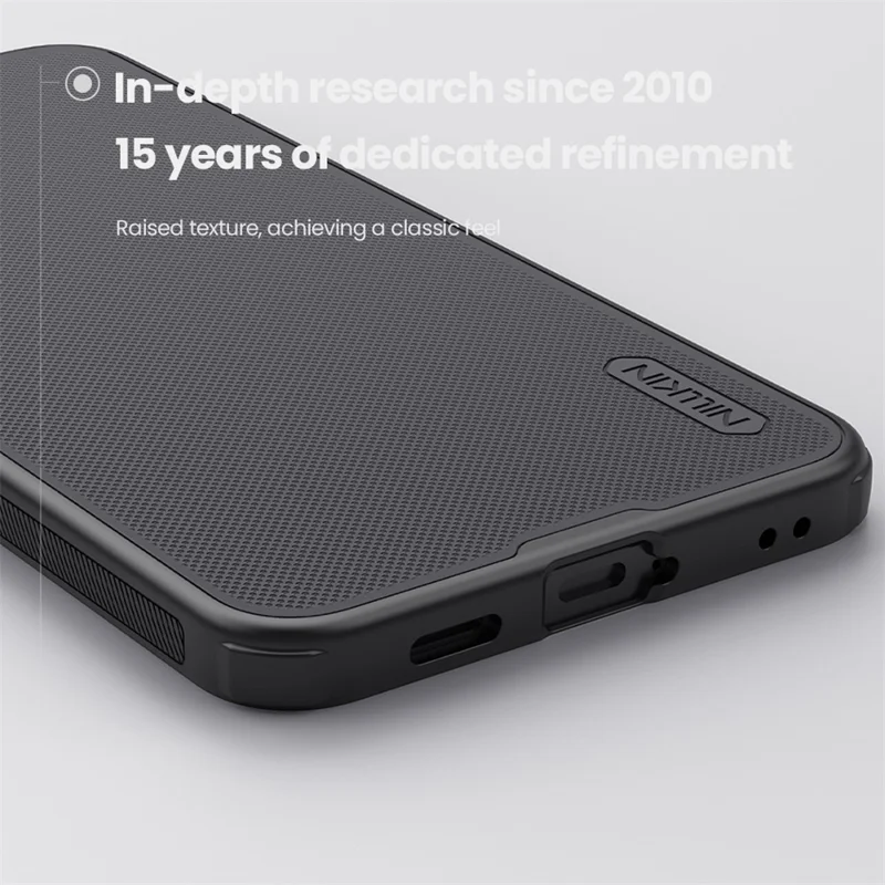 NILLKIN Super Frosted Shield Pro for Samsung Galaxy A57 Magnetic Case PC + TPU Clear Black Phone Cover