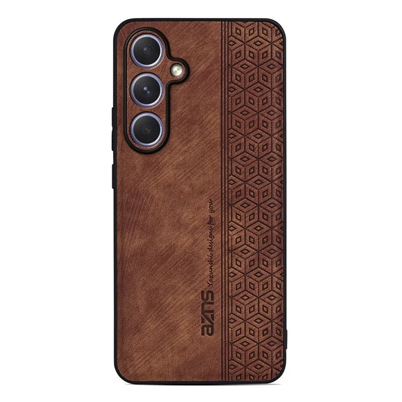 AZNS Für Samsung Galaxy A37 Tasche Aus PU-Leder Mit TPU-Handyhülle - Braun