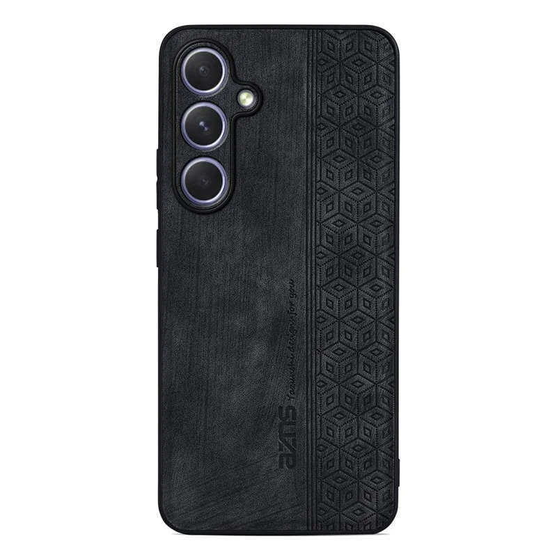 AZNS For Samsung Galaxy A57 5G Case PU Leather Covered TPU Phone Protective Cover - Black