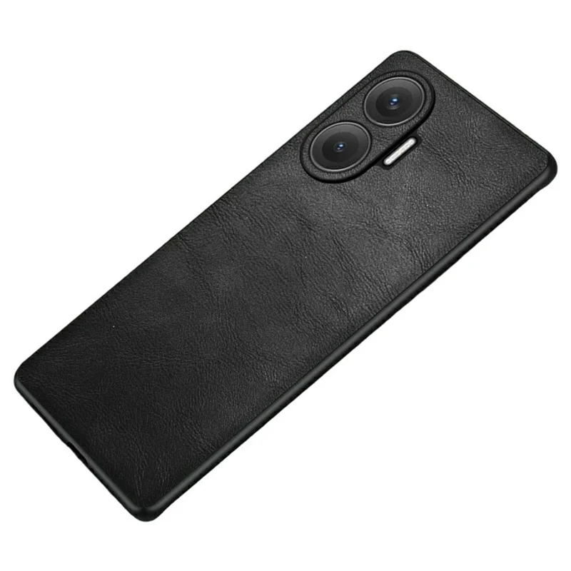 Чехол для Xiaomi Redmi Turbo 4 Pro 5G, ретро-кожа с покрытием из поликарбоната и ТПУ, черный