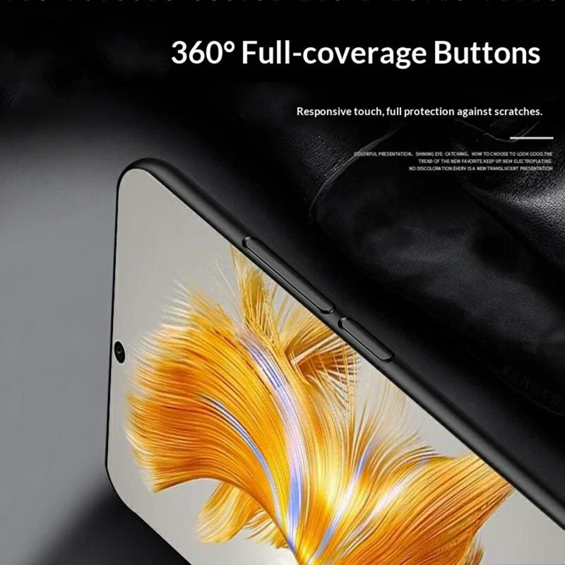 Für iPhone 16 Pro Max Hülle Retro Lederbeschichtete PC + TPU Handyhülle - Schwarz