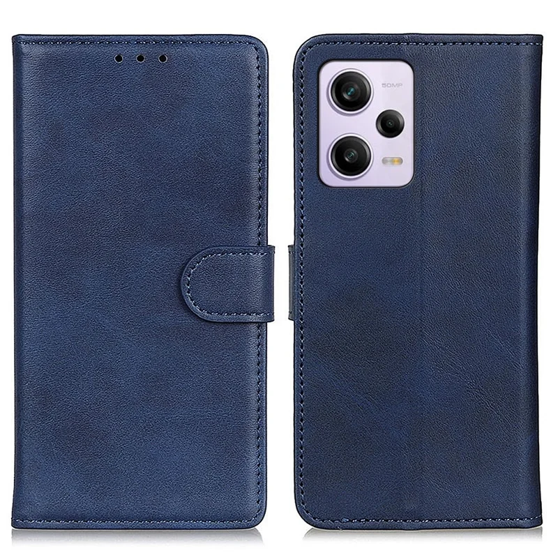 Для Xiaomi Redmi Примечание 12 Pro+ 5G Cowhide Texture PU - Синий