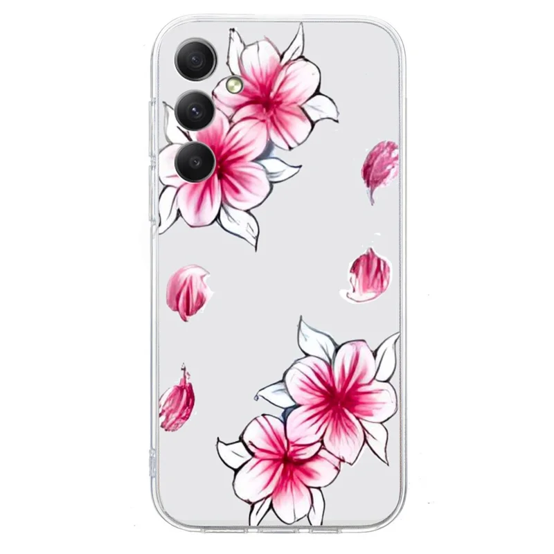 For Samsung Galaxy S26+ Case Soft TPU Pattern Printing Phone Cover - Sakura