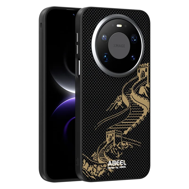 ABEEL لجهاز Huawei Mate 80 Pro Max غطاء مغناطيسي رفيع للغاية من مادة PC وTPU، غطاء خلفي للهاتف - سور الصين العظيم