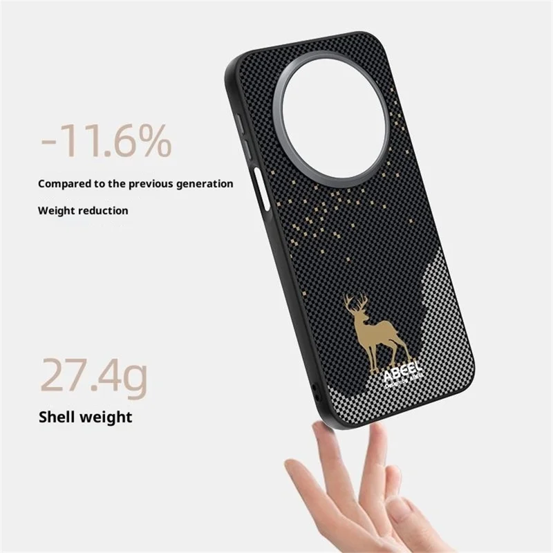 ABEEL لجهاز Huawei Mate 80 Pro Max غطاء مغناطيسي رفيع للغاية من مادة PC وTPU، غطاء خلفي للهاتف - سور الصين العظيم